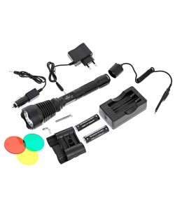 Фонарь тактический Patriot Q2800 GREE XML T6 (сменные фильтры, выносная кнопка)