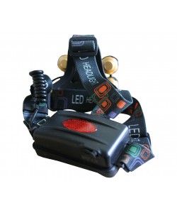 Аккумуляторный налобный фонарь BH-FL0017, 400 люмен (3 режима, 5 светодиодов)