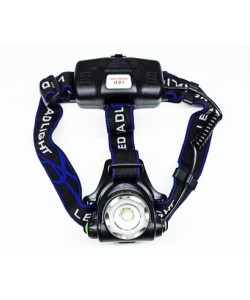 Аккумуляторный налобный фонарь BH-FL568, 300 люмен (3 режима, Zoom)