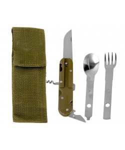 Набор походный Patriot BH-MK13 в чехле (ложка, вилка, штопор, нож, открывалка)
