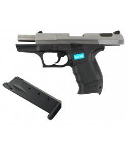 Страйкбольный пистолет WE Walther P99 CO₂ Silver (WE-PX001-SV)