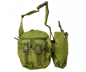 Сумка поясная Brave Hunter PK259 с бутылочницей (Green)