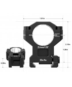 Кольца 25,4 мм Discovery 7075 на Weaver (средние)