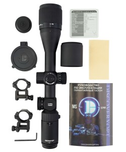 Оптический прицел Discovery MS 3-12X42AOAC, 25,4 мм, подсветка, на Weaver