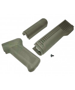 Тюнинг комплект LCT PK140 для АК-серии (пласт. цевье, накладка, рукоять) Green