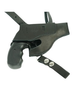 Кобура оперативная для револьвера Бульдог (нат. кожа) черная