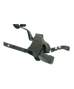 Кобура оперативная для револьвера Бульдог (нат. кожа) черная