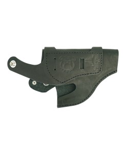 Кобура поясная для револьвера Бульдог (нат. кожа) черная