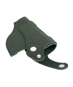 Кобура поясная для револьвера Бульдог (нат. кожа) черная