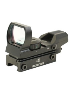 |Уценка| Коллиматорный прицел Borner открытый 1x22x33, на Weaver, 4 марки (№ 748-УЦ)