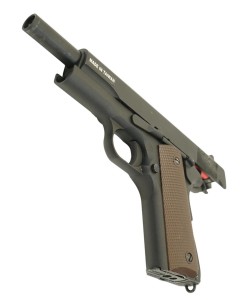 |Уценка| Страйкбольный пистолет KJW Colt M1911A1 Gas GBB Black (№ 757-УЦ)