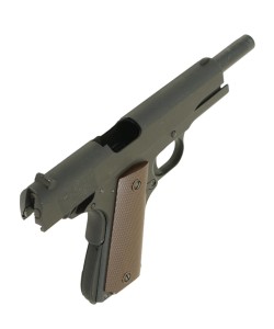 |Уценка| Страйкбольный пистолет KJW Colt M1911A1 Gas GBB Black (№ 757-УЦ)