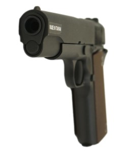 |Уценка| Страйкбольный пистолет KJW Colt M1911A1 Gas GBB Black (№ 757-УЦ)