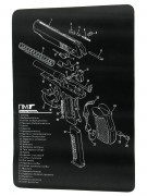 Коврик для чистки оружия ПМ (Россия)