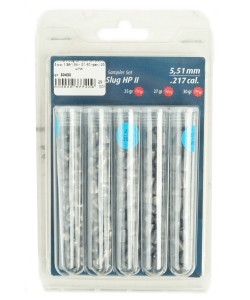 Пули H&N Slug Sampler Set (набор) 5,5 мм, 1,36-1,94 г (21-30 гран) 200 штук