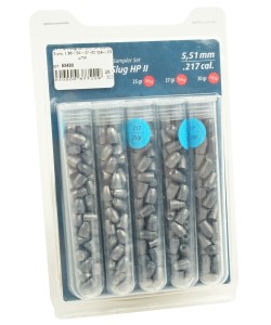 Пули H&N Slug Sampler Set (набор) 5,5 мм, 1,36-1,94 г (21-30 гран) 200 штук