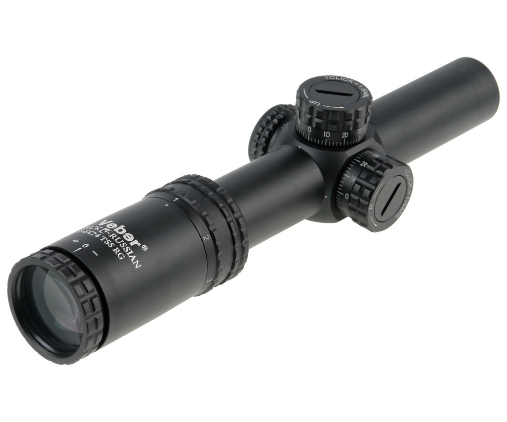 Оптический прицел Veber Black Russian 1-6x24 TSS RG, подсветка