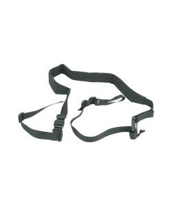 Ремень тактический Wartech TS-113 двухточечный с бесшумной антабкой (черный)