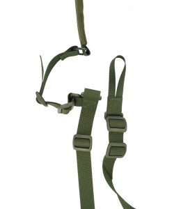 Ремень тактический Wartech TS-113 двухточечный с бесшумной антабкой (олива)