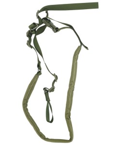 Ремень тактический Wartech TS-113 двухточечный с бесшумной антабкой (олива)