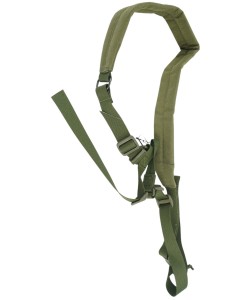 Ремень тактический Wartech TS-113 двухточечный с бесшумной антабкой (олива)