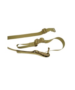 Ремень тактический Wartech TS-113 двухточечный с бесшумной антабкой (койот)