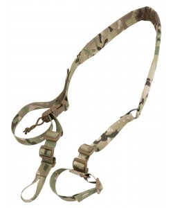 Ремень тактический Wartech TS-113 двухточечный с бесшумной антабкой (Multicam)