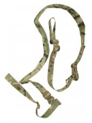 Ремень тактический Wartech TS-113 двухточечный с бесшумной антабкой (Multicam)