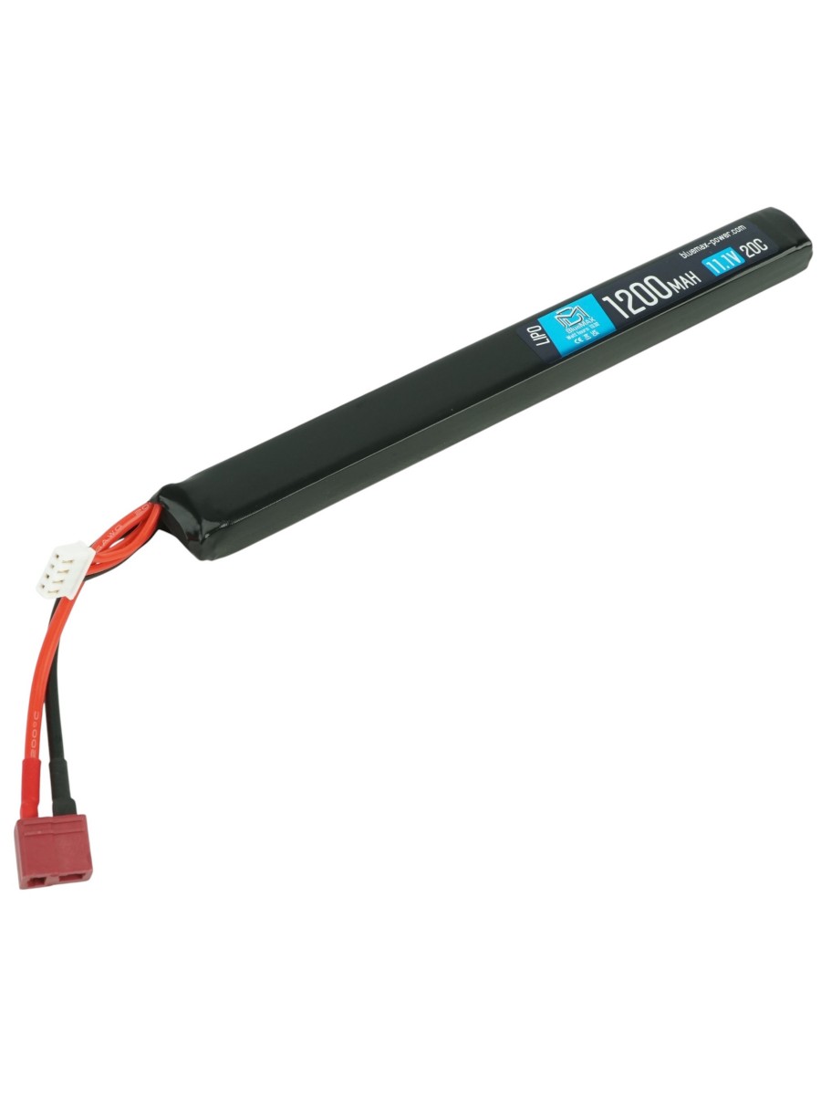 Аккумулятор BlueMAX Li-Po 11.1V 1200mah 20C AK Ultra-Thin Stick w/ Deans (T-type)