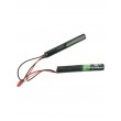 Аккумулятор BlueMAX Li-Ion 7.4V 5000mah 10C(50A) Nunchuck w/ Deans (T-type) - фото № 1