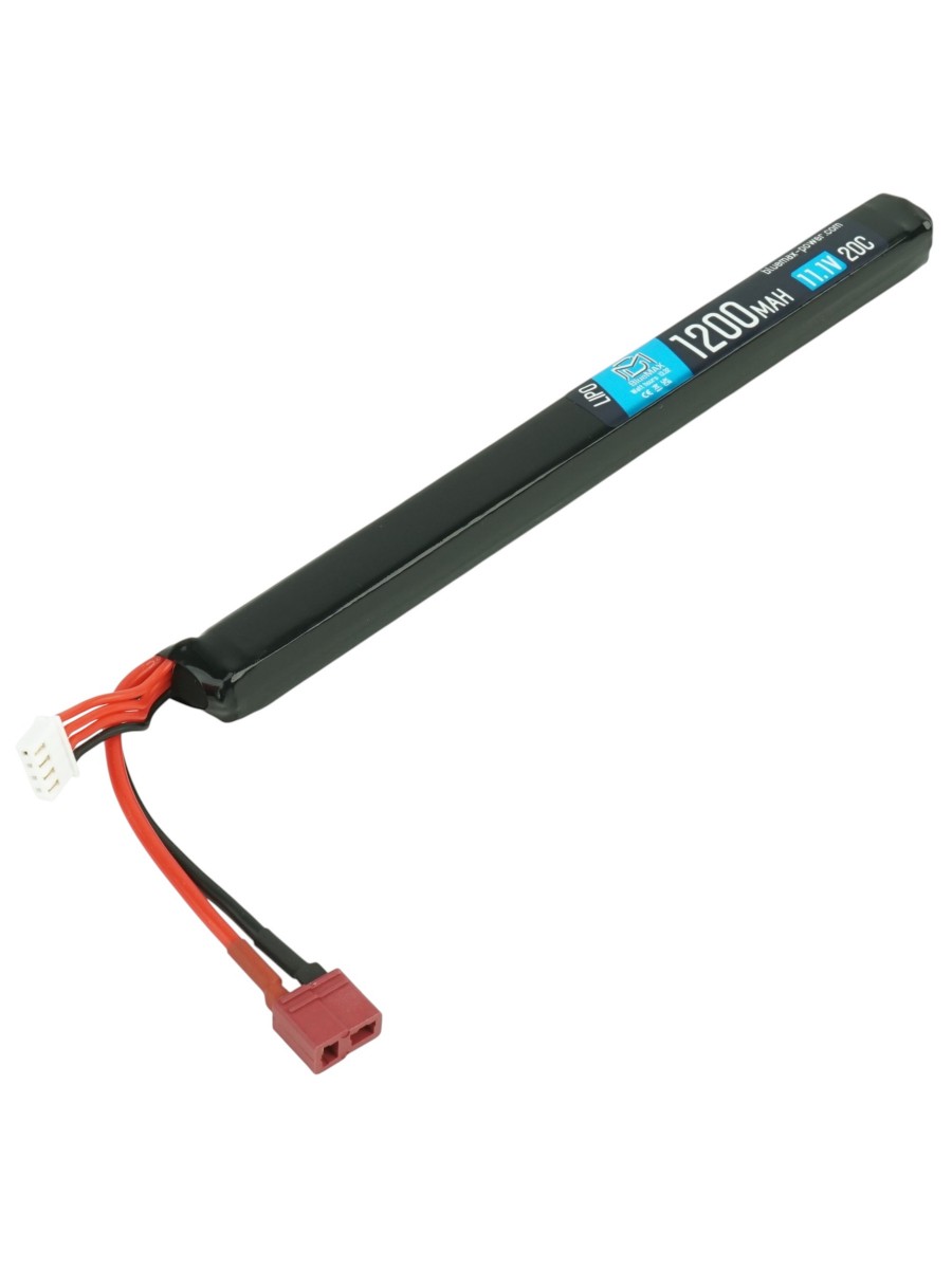 Аккумулятор BlueMAX Li-Po 11.1V 1200mah 20C Stick, w/ Deans (T-type)