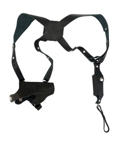 Кобура оперативная для ПМ, X-образная с обоймой (без клипсы) черная