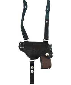 Кобура оперативная для ПМ, X-образная с обоймой (без клипсы) черная