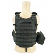 Разгрузочный жилет EmersonGear LBT6094A style Plate Carrier с 3 подсумками (Black) - фото № 2