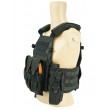 Разгрузочный жилет EmersonGear LBT6094A style Plate Carrier с 3 подсумками (Black) - фото № 5