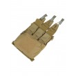 Подсумок EmersonGear FRO Style V5 Vest Back Panel Banger на жилет (Coyote) - фото № 4