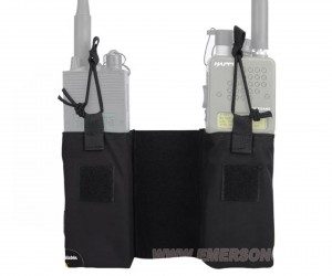 Подсумок для рации EmersonGear JPC MBITR Radio Pouch Set (Black)