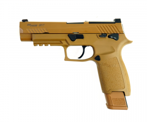 |Б/у| Страйкбольный пистолет SIG Sauer M17 P320 - TAN (by SIG & VFC) (№ 385ком)