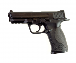 |Б/у| Страйкбольный пистолет KWC Smith&Wesson M&P 9 CO2 GBB (KCB-48AHN) (№ 387ком)