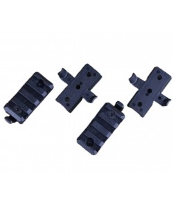 Набор креплений EmersonGear FAST Helmet Plastic Mount Set (Black)