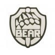 Шеврон ”Bear ЧВК”, PVC на велкро, 80x75 мм (Olive) - фото № 2