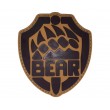 Шеврон ”Bear ЧВК”, PVC на велкро, 80x75 мм (Brown) - фото № 2