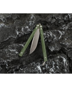 Нож-бабочка Ganzo G766, лезвие 89 мм (Green)