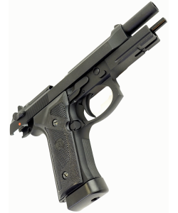 |Б/у| Страйкбольный пистолет KJW Beretta M9A1 Chrome CO₂ GBB (№ 404ком)