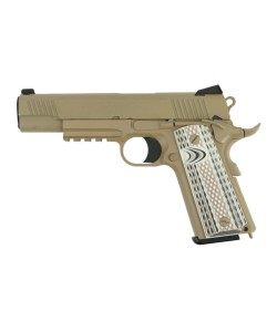 |Б/у| Страйкбольный пистолет WE Colt M45A1 Tan (GP132-TN) (№ 437ком)