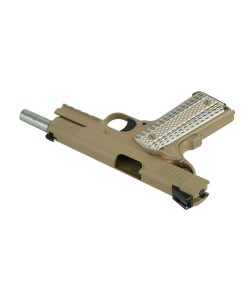 |Б/у| Страйкбольный пистолет WE Colt M45A1 Tan (GP132-TN) (№ 437ком)