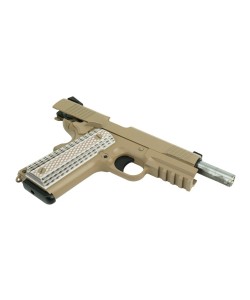 |Б/у| Страйкбольный пистолет WE Colt M45A1 Tan (GP132-TN) (№ 437ком)