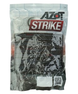 Шары для страйкбола Azot Strike 0,50 г, 2000 штук (1 кг, белые)