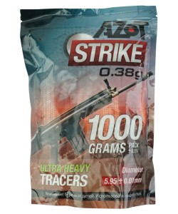 Шары трассерные Azot Strike Tracers 0,38 г, 2650 штук (1 кг, зеленые)