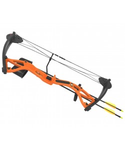 Лук детский блочный Ek Buster оранжевый (с комплектацией)